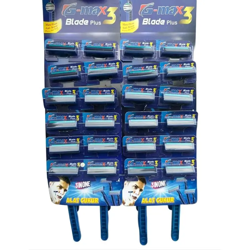Alat Cukur Isi 24 Pcs Cukuran Jenggot Alat Cukur Kumis