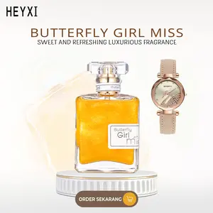 HEYXI Parfum Perancis Unisex 50ml - Wewangian Tahan Lama Segar dan Elegan Cocok untuk Pria dan Wanita Hadiah Liburan Aroma Klasik
