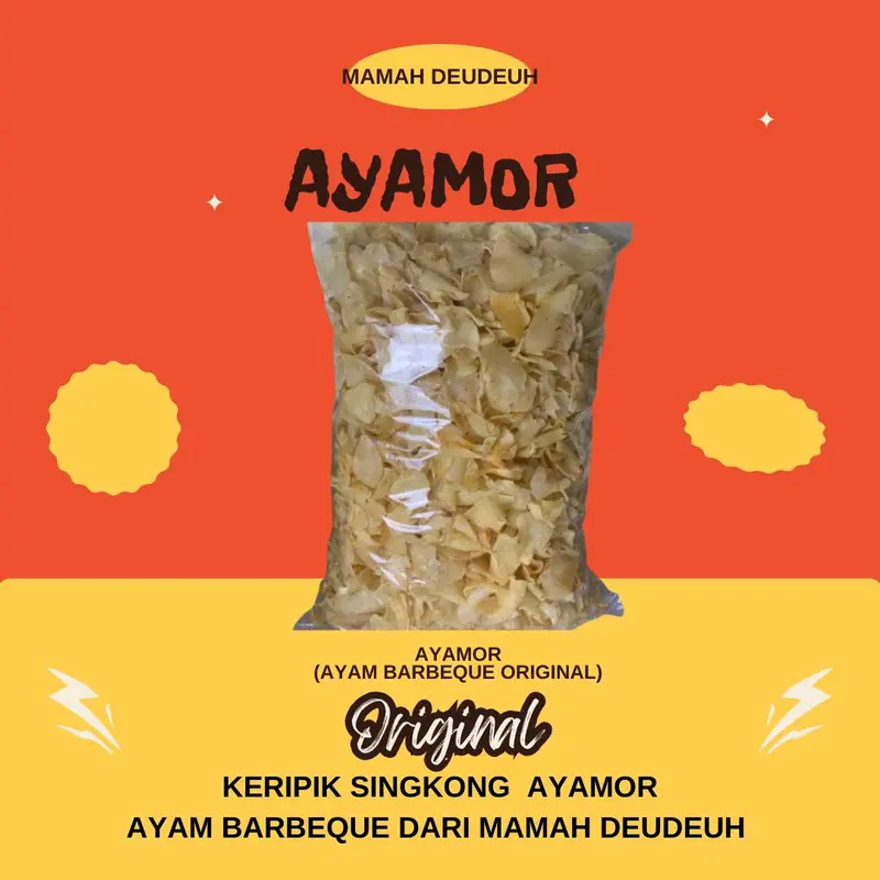 Keripik Rosalinda Ayamor Mamah deudeuh bumbu mhas sunda buatan sendiri 2