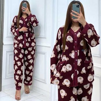 Product Review of SETELAN V-NECK TANGAN  PANJANG CELANA PANJANG || SETELAN BUSUI ABLE || LD 110CM || SETELAN WANITA BUSUI ABLE from R**a h**9 0
