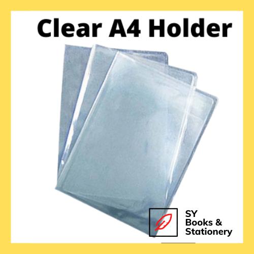 A4 Transparent Clear Holder File / Fail Kertas Plastik PP / PVC ...