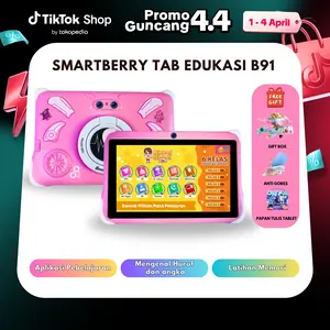 SMARTBERRY SMART2030 KIDS STUDY TAB B91 Kids Tablet Edukasi Anak / Android / 4/128 GB / Kids Gift / Hadiah Anak / Rekomendasi Hadiah / WhatsApp / Play Store / 2 Camera
