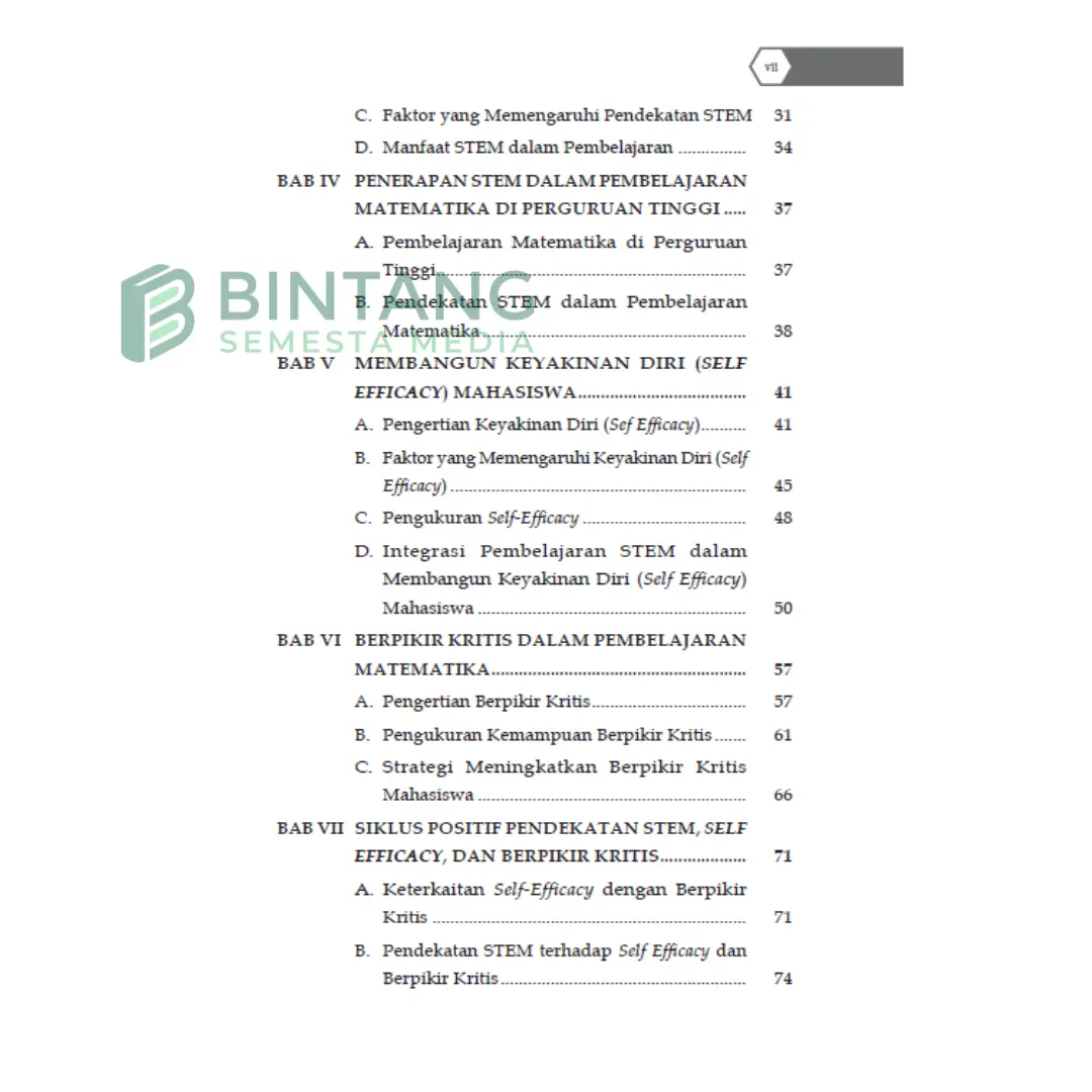 Pendekatan STEM dalam Pembelajaran Matematika: Membangun Keyakinan Diri dan Berpikir Kritis Mahasiswa - Rifki Sahara, Nur ‘Aini Fauziyah