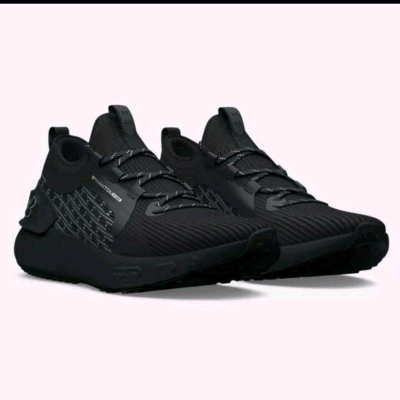 sepatu lari HOVR phantom 3 SE refleck black/ black/ silver running 0