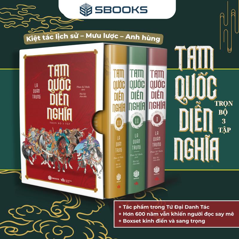Sách Combo 3 Cuốn Tam Quốc Diễn Nghĩa - SBOOKS
