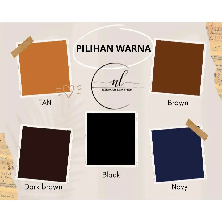 NIKMAR LEATHER - ID CARD CLASSICO - Gantungan nametag - Id Card Holder - Id card Kulit Tali 2