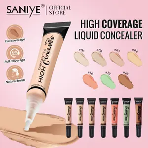 SANIYE LIVE Flawless Concealer Full Coverage Cair 7 Warna Anti Air Face Kosmetik Corrector R1072