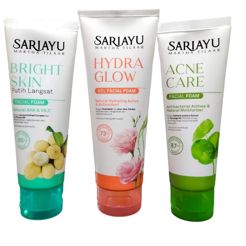 Facial Foam Sariayu 75gram&100gram 0