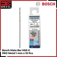 Gambar Bosch Mata Bor HSS-G PRO Metal 1 mm x 10 Pcs - Mata Bor dari Drill&Co Kota Administrasi Jakarta Barat 3 Tokopedia