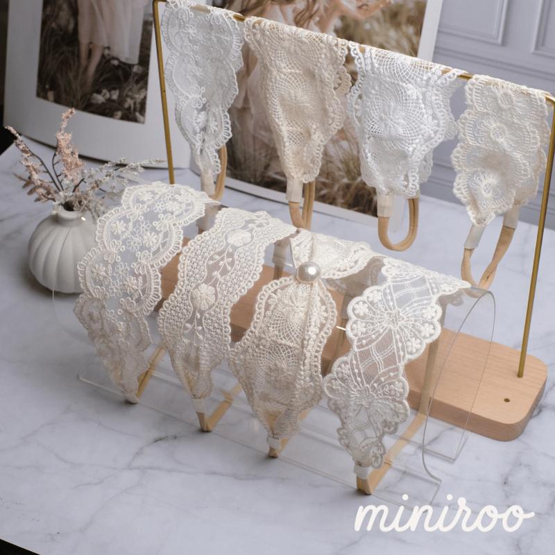 Miniroo Bando Bandana Renda Karet Nilon Anak Perempuan Korea Merry 1