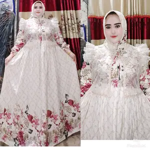 Maura Dress Mix Brukat Tile Set Hijab