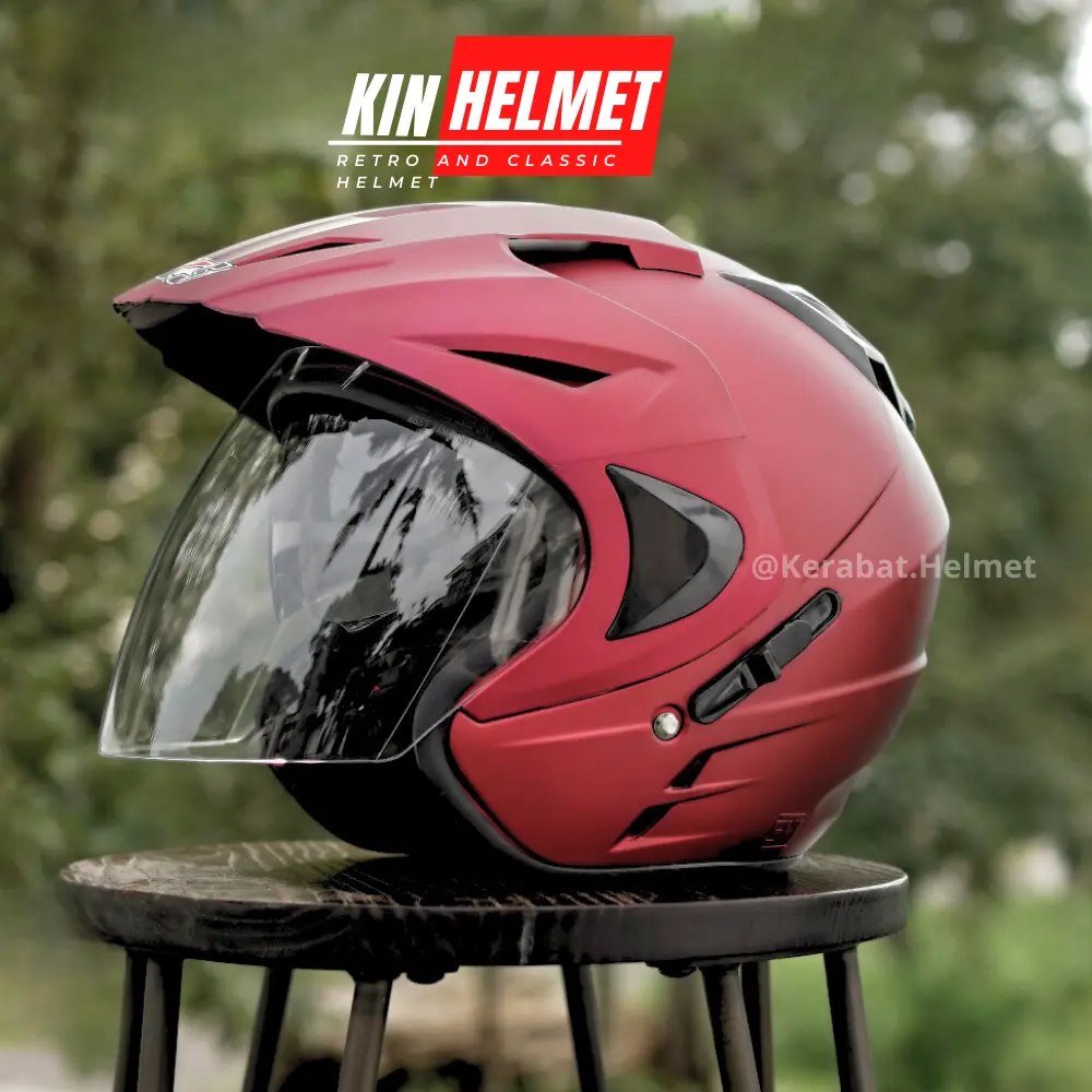 GRATIS PEKING BOX INK HELM PREMIUM JP8 ORIGINAL INK POLOS PRIA WANITA DEWASA SNI DOBEL VISOR