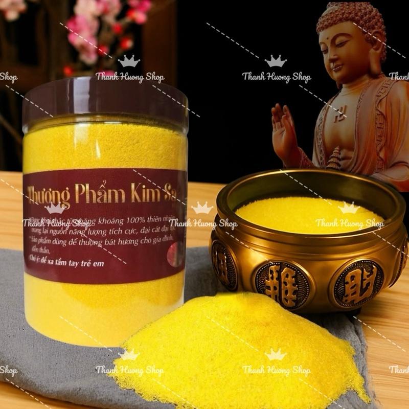   Hạt cát mịn vàng đẹp   Cát vàng kim sa thay lư hương bát hương cát kim sa lấp lánh cát vàng kim sa TOP 