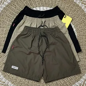 PAKET 3 PCS  CELANA PENDEK RISBOY CELANA PANTAI BOXER PRIA CELANA PENDEK DISTRO