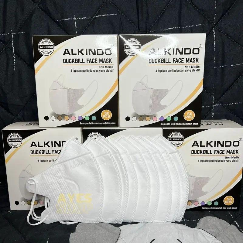 MASKER DUCKBILL 4PLY 50PCS