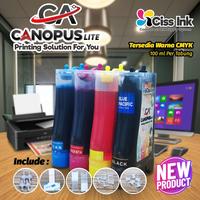 Gambar CANOPUS Lite Tinta Infus / Ciss Modifikasi Printer tabung 100 Ml 4 Warna dari Wahana Data Surabaya Kota Surabaya 5 Tokopedia