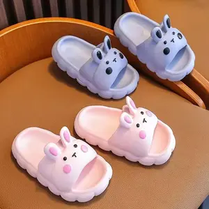 LEBARAN 2.2 Cutemelly halo rabbit Sandal Selop Anak Perempuan Karakter Lucu Bahan Karet