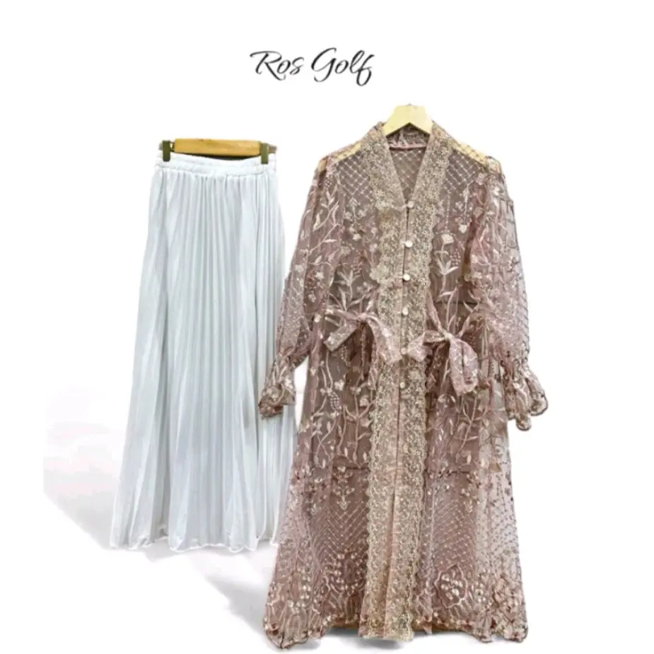 outer rensi wanita bahan tile garden original