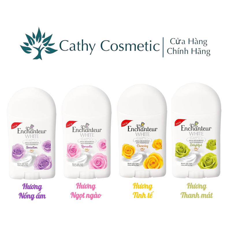 Sáp Enchanteur Khử Mùi Hôi Dưỡng Da Sáng Mịn 40g