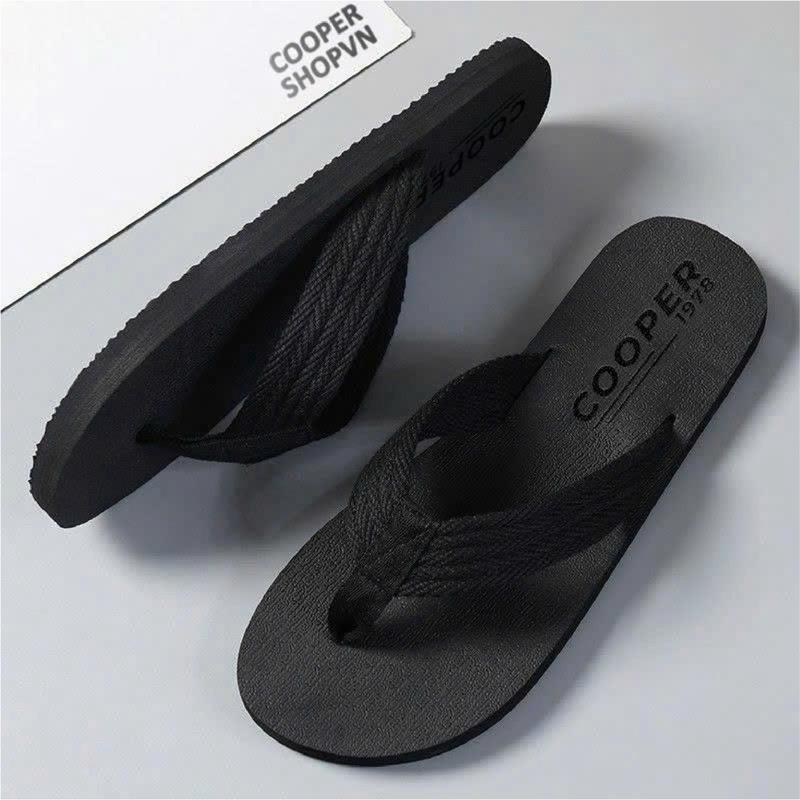  COOPER-Dép Xỏ Ngón,Đế Cao Su Nguyên Khối Cao Cấp,Đế Bằng dep xongon sanpham moi dép dibien dép lào xỏ ngón 