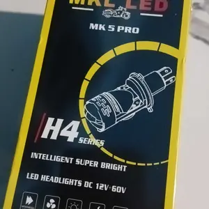 MK 5 PRO - Lampu Utama LED H4 Mini Biled Projector Plus Kipas Pendingin Universal Motor Mobil Piw Piw