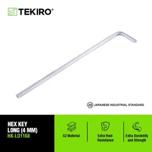 TEKIRO Kunci L Panjang 04 Mm /Kunci L Panjang / Tools - Alat Perkakas