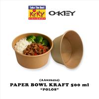 Gambar OKEY Paper Bowl Kraft Polos 500ML/650ML 1 Pak 25 pcs - 1 Pcs ( Pembelian Harus Kelipatan 25 Pcs) - 650 ML isi 25 pcs dari Kiky Stationery Kota Surakarta 1 Tokopedia