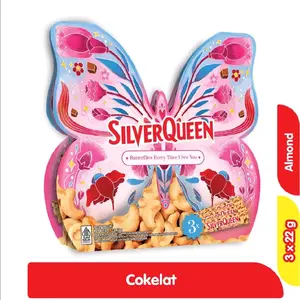 SilverQueen Butterflies Cokelat Cashew 3 x 22gr Edisi Valentine 2026
