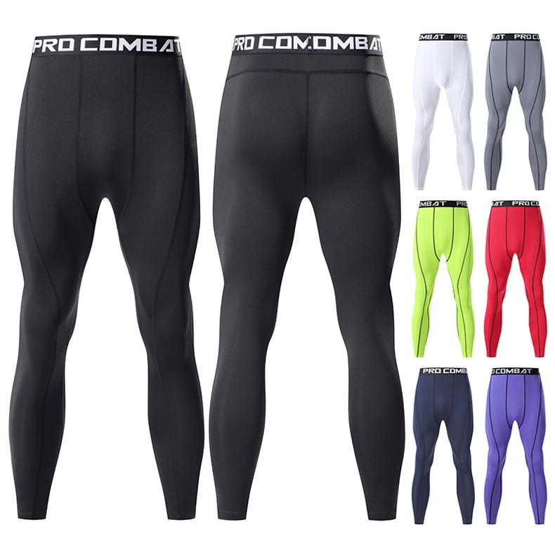 yomo sport กางเกงวอร์มผู้ชาย กางเกงรัดรูป PRO COMBAT กางเกงกีฬา กางเกงขายาว 7 สี