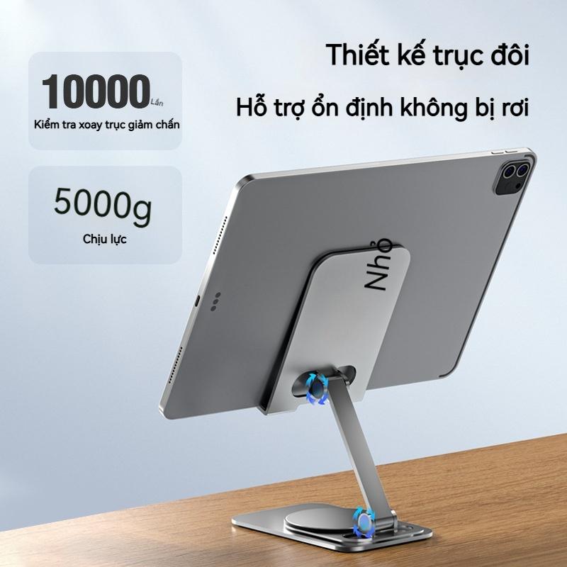 Giá Đỡ Điện Thoại Di Động Giá Đỡ Hợp Kim Nhôm Có Thể Gập Lại Xoay 360 Độ, Sản Phẩm Mới, Đế Kim Loại, Chống Trượt Silicon, Có Phụ Kiện khi nằm，đỡ điện thoại giá đỡ dt giá đỡ điện thoại di động  giá đỡ kê điện thoại Giá Đỡ Điện Giá đỡ điện 7