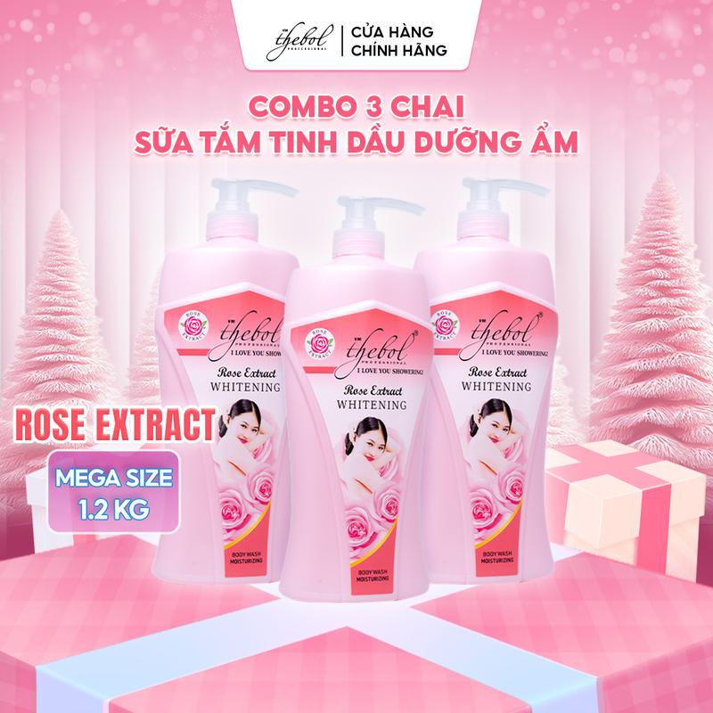   Combo 3  Chai Sữa Tắm Nước Hoa THEBOL Tinh Dầu Dịu Nhẹ An Toàn Cho Da Nhạy Cảm   CÙNG LOẠI  