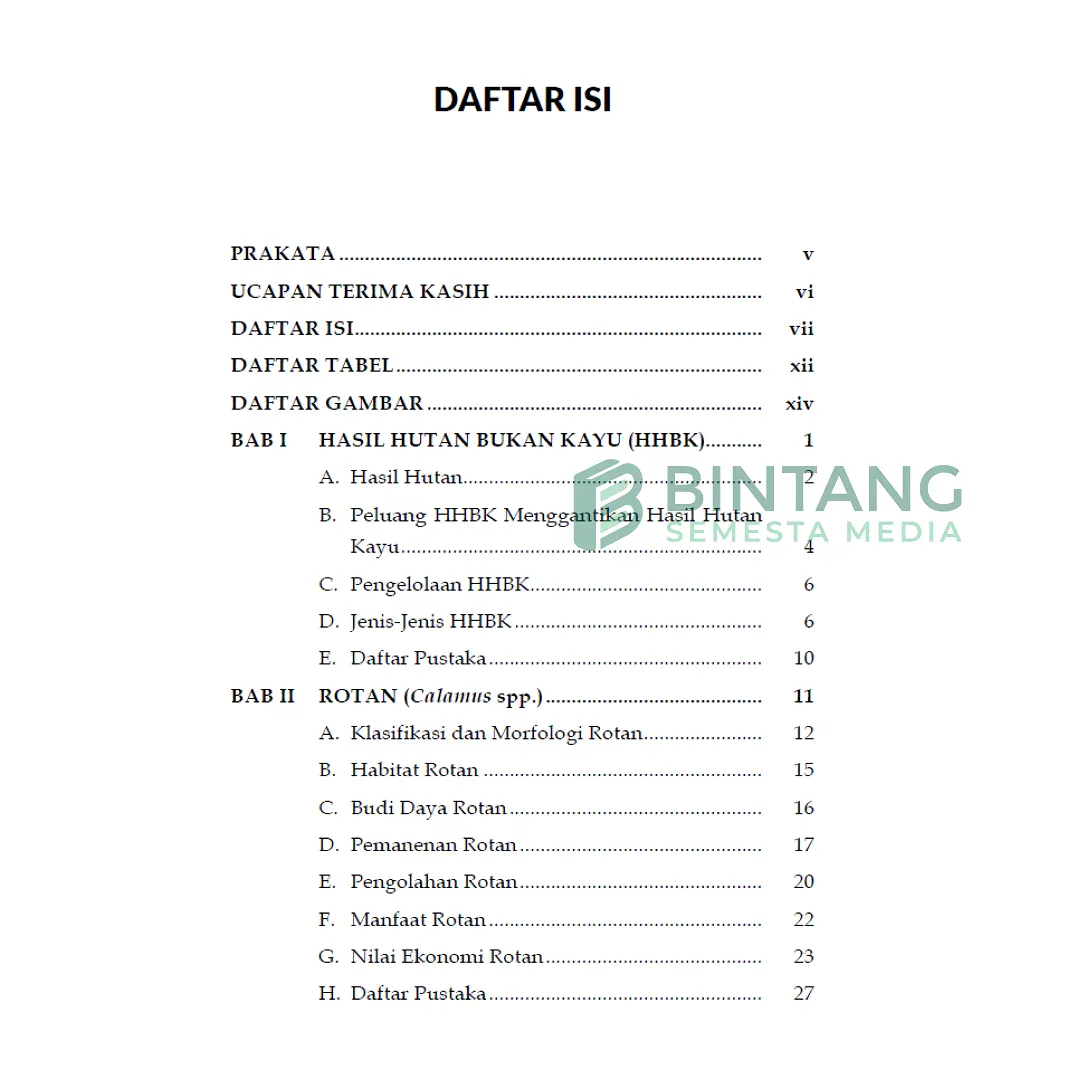 Hasil Hutan Bukan Kayu: Dalam Perspektif Ekologi dan Ekonomi - Siti Latifah, dkk.