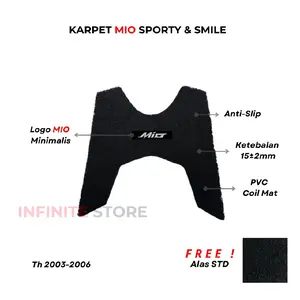 Karpet Mio Old Smile & Sporty | Alas Injakan Kaki Stylish