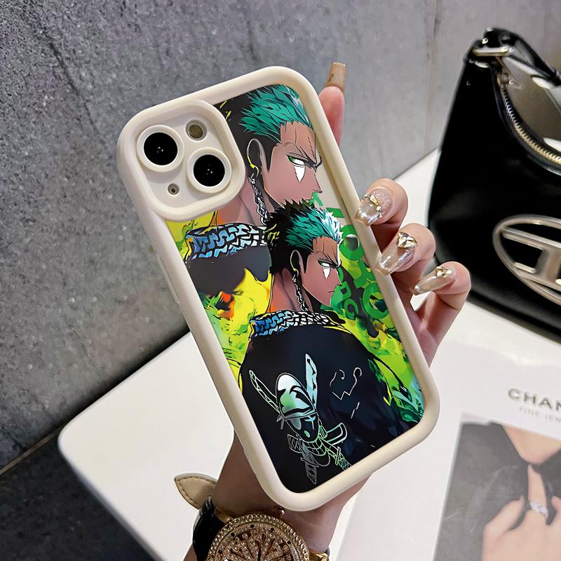 Casing Hp Untuk OPPO A5 2020 OPPO A9 2020 Case HP pola Luffy Roronoa Zoro Cesing Casing sederhana Kesing Silikon lunak Kasing baru Softcase 6