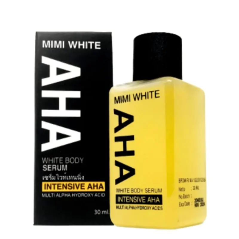 BPOM ORIGINAL AHA Mimi White Body Booster Bright Serum / Body Serum / Serum Badan / Serum Pemutih / Serum badan [MIMI WHITE] Kering Stretchmark 2
