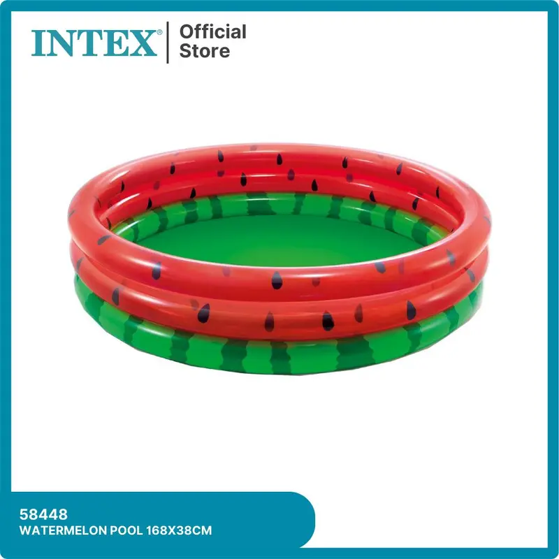 INTEX Kolam Renang Anak Motif Buah Semangka 168X38CM 58448 0