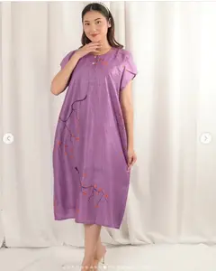 Daster Payung Daster Bali Rayon LD 110 Busui Kancing 2 Tali samping ET3