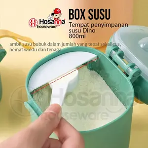 Kotak Susu Dino 800ml / Wadah Susu Bubuk Anti Tumpah
