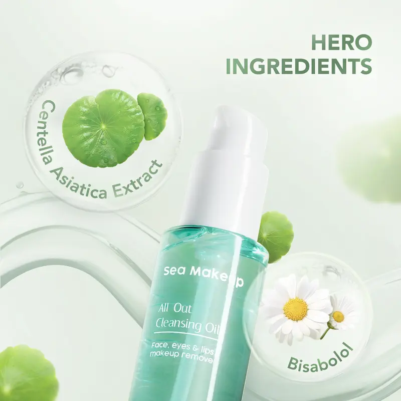 Sea Makeup Gentle and Deep Cleansing Oil - Removes Makeup Effectively Remover Wajah Cleaning Cleanser pembersih oil pembersih Kotoran Muka 2