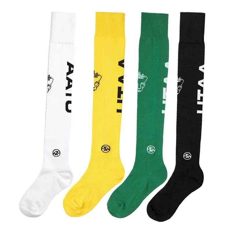 Vớ Golf, Sang Trọng, Vớ Ống Cao, Dành Cho Nữ, Vớ Qua Đầu Gối, Làm Bằng Cotton Nguyên Chất, Thoải Mái, Thích Hợp Cho Tất Cả Các Mùa 0