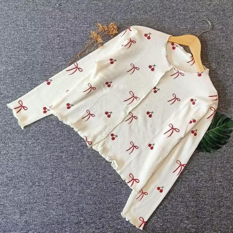 Product Introduction of Cardigan Crop Top Rajut Wanita Motif Printing Premium Cardigan 100 Motif 13