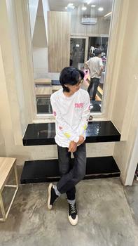 Product Review of Troy Company Tshirt Longsleeve White Cute Spooky - Kaos Lengan Panjang Putih LS 2807 from _**_ 0