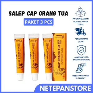 3 Pcs Salep Cream Herbal Cap Orang Tua ORIGINAL 100% Atasi Masalah Kulit Gatal Alergi Jamur Kurap Kudis Jerawat