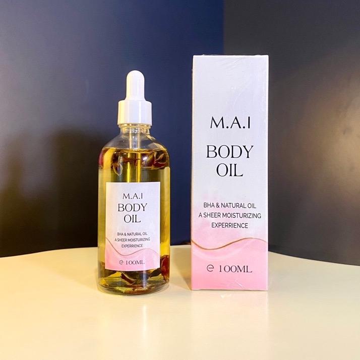 BODY OIL M.A.I Dầu dưỡng da toàn thân cấp ẩm mềm mịn giảm viêm nang lông