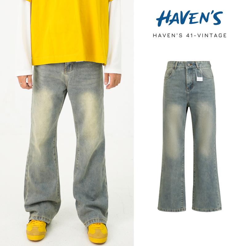    XẢ HÀNG BẢN THƯỜNG  HAVEN'S X HÀO M73 REVIEW | QUẦN JEANS TRƠN LOE NHẸ phong cách nhẹ nhàng trẻ trung chất vải denim wash mềm 