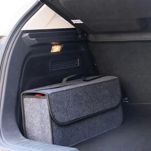 Sistema de Organizador de Coche Forrado con Fieltro Elite, Caja de Almacenamiento Expandible y Plegable, Paquetes Modulares, Organizador de Cajuela para SUV, Diseño Premium