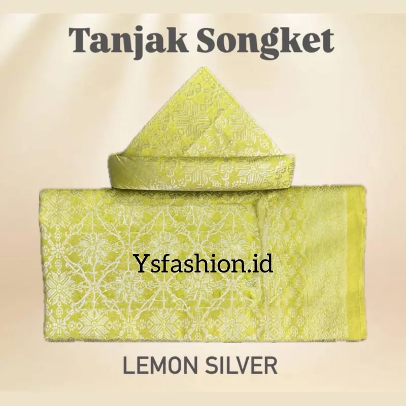 Tanjak Songket Rumpak khas Pelembang adat Melayu Songket dan tanjak Dewasa 6