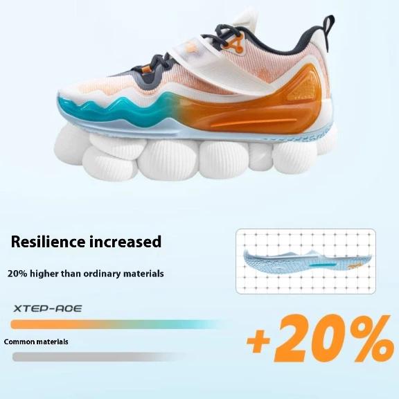Giày Bóng Rổ Nam, XTEP J-LINSANITY 2-V2, Thể Thao Đinh Tán, Chống Nước, Thoáng Khí, Thoải Mái, 876219120006 6