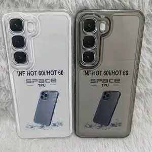 Soft Case Original Space Bening Infi Hot 60 5G/Hot 60i/Hot 60 Pro/Hot 60 Pro Plus Casing Transparan pelindung Camera
