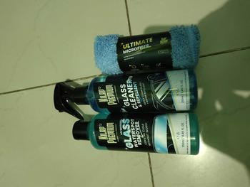 Product Review of Glass Cleaner & Repellent | Kilap Premium - Pembersih Kaca Mobil dengan Efek Daun Talas/Water Repellent, Hydrophobic Air from 𝙉**😝 0